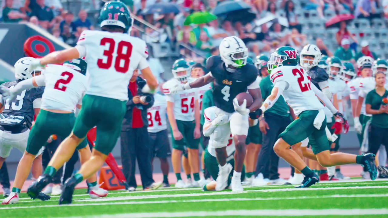 Still from the Klein Oak #4 football mixtape
